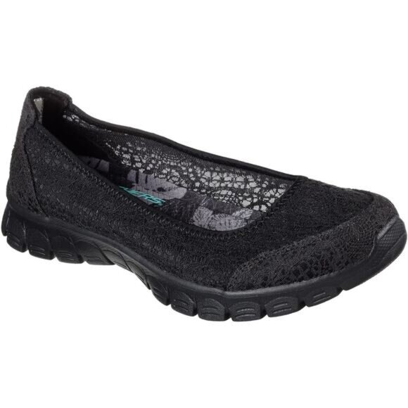 Skechers Shoes - SKECHERS EZ Flex 3.0 Eyelet Crochet Memory Foam Ballet Flat 7.5